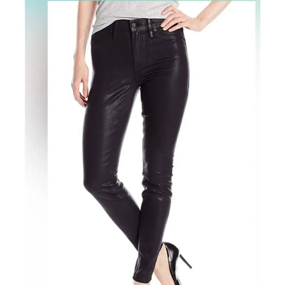 Level 99 Women Forever Black Denim Pants High Rise Skinny Jeans size 28/6 - Picture 1 of 10